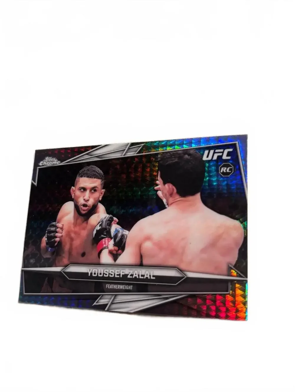 Topps Chrome UFC Youssef Zalal Featherweight Rookie Trading